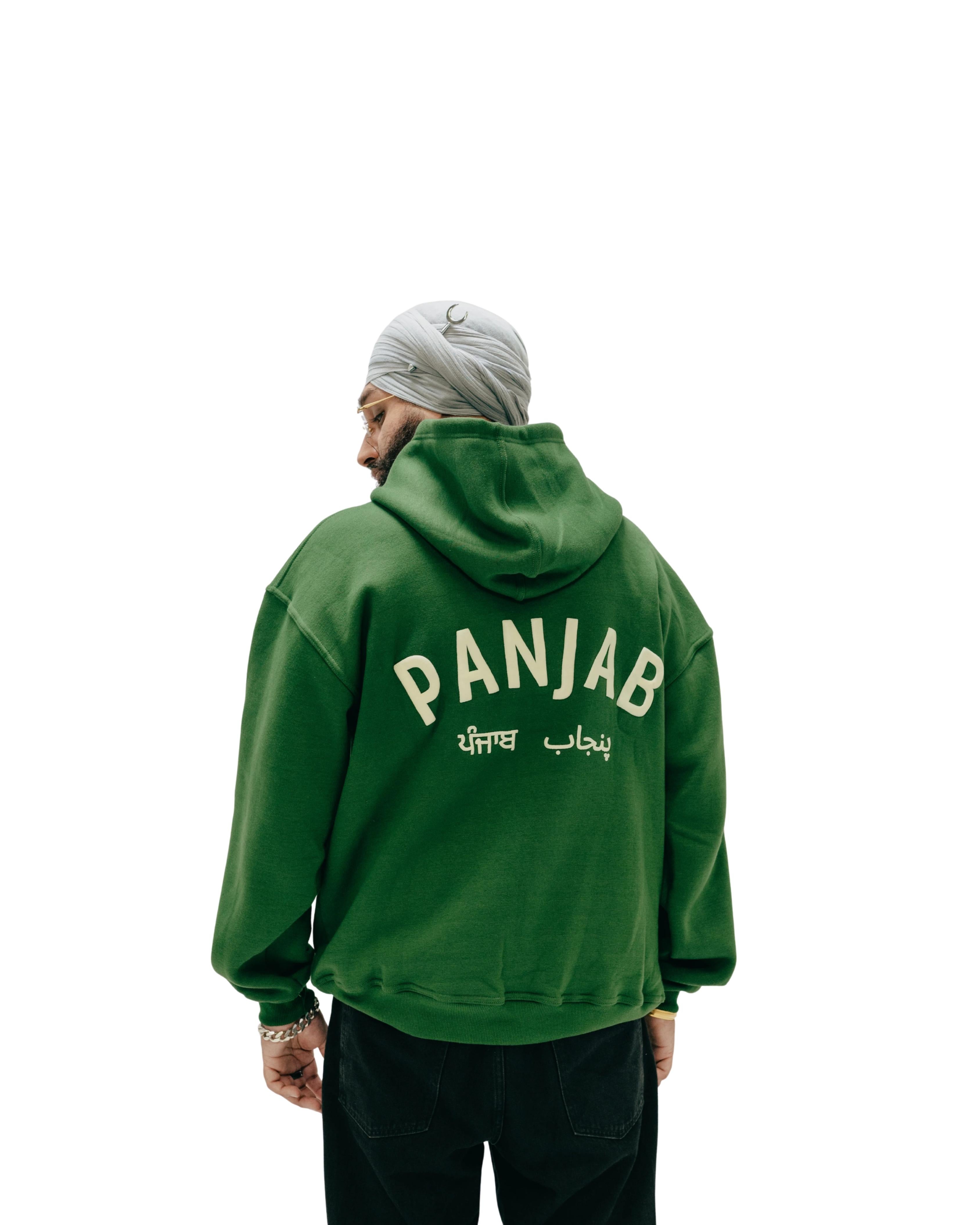 Panjab Hoodie - Forest Green