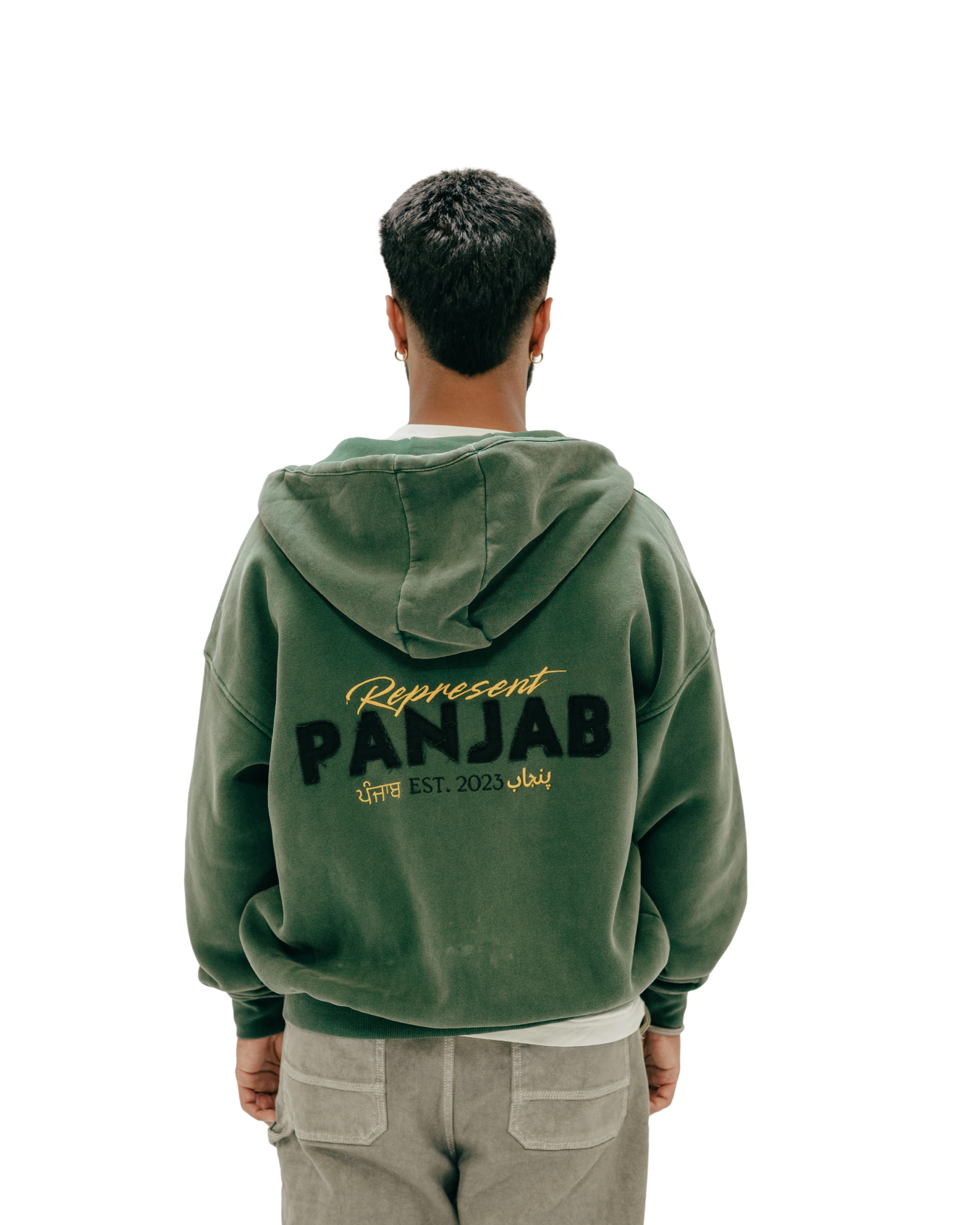 Represent Panjab Zip-Up Oversized