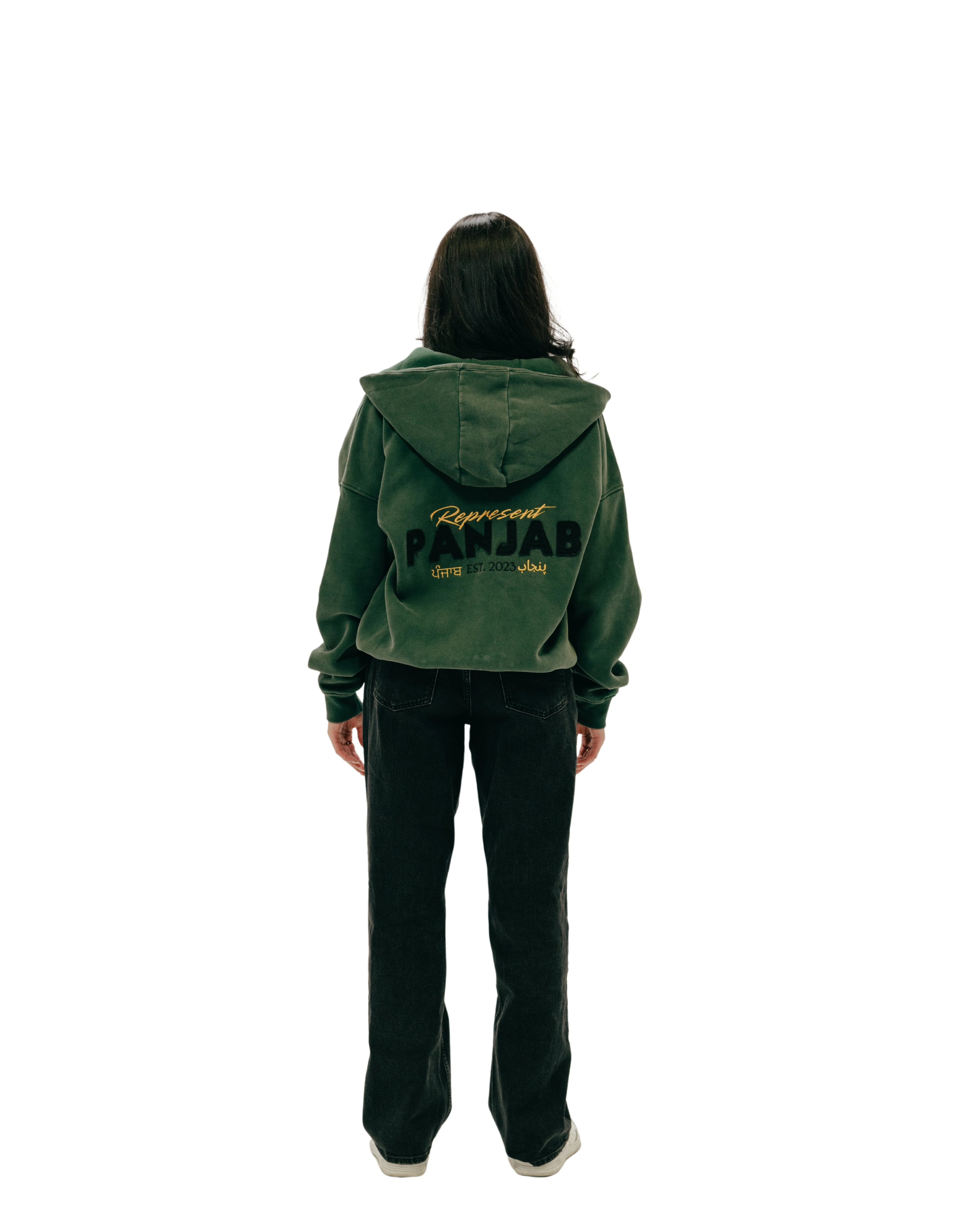 Represent Panjab Zip-Up Oversized