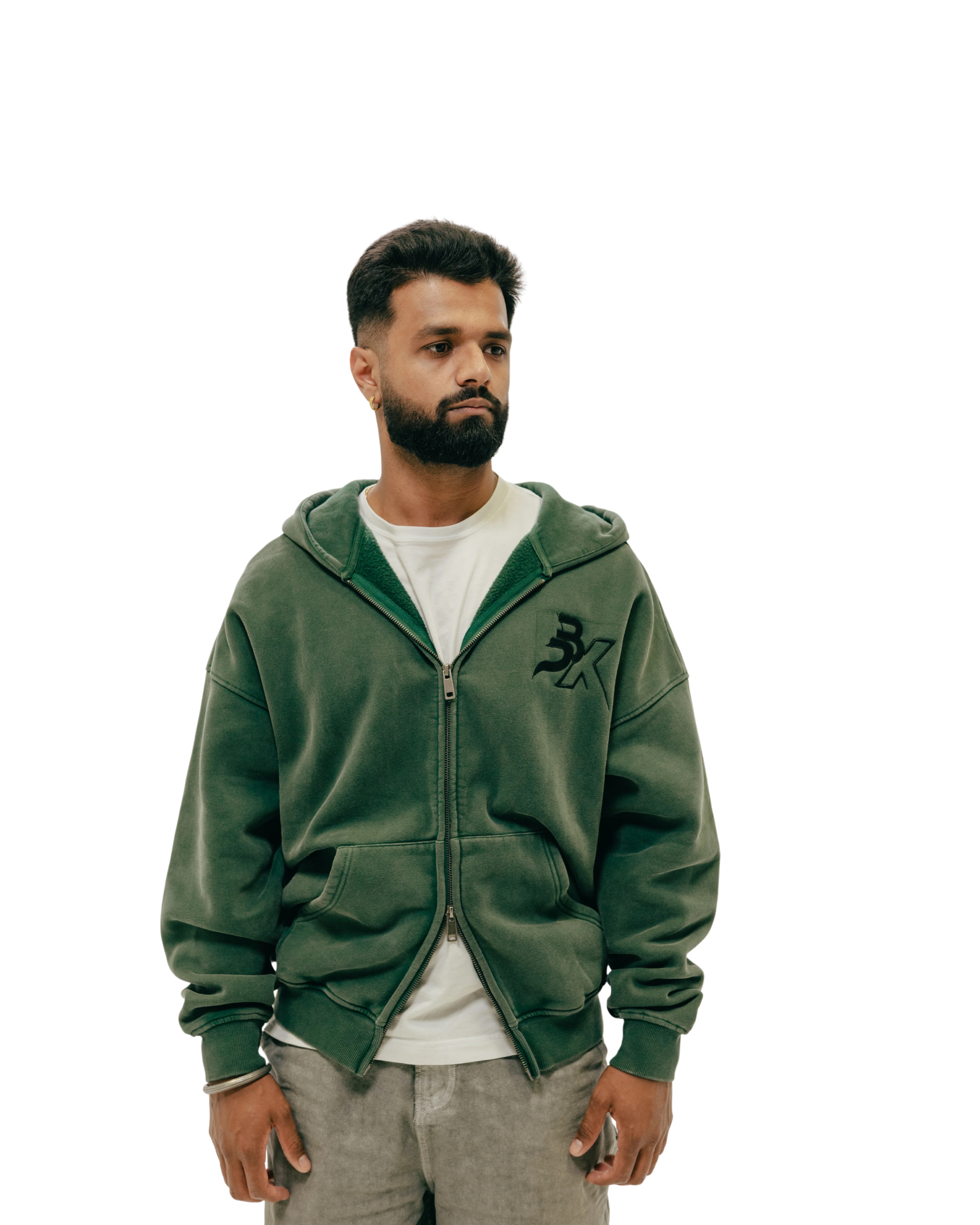 Represent Panjab Zip-Up Oversized