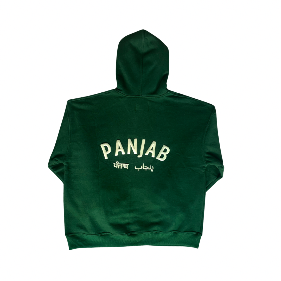 Panjab Hoodie - Forest Green